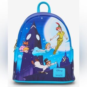NEW Loungefly Disney Peter Pan Night Flight
Mini Backpack